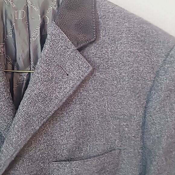 Corneliani ID Gray Wool Cashmere Blazer Sport Coat 44 US / 54 IT EUC - Picture 8 of 16